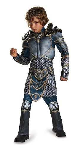 Lothar Classic Muscle Warcraft Legendary Costume, X-Large/14-16