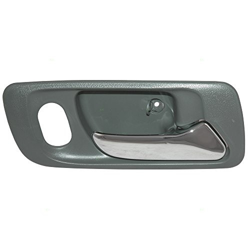 Passengers Front Inside Interior Inner Fern Green Door Handle with Hole Replacement for Honda Odyssey 72125-S84-A01ZD