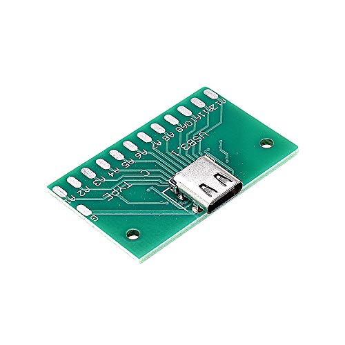 Davitu Module Board Other Module Board - 5pcs TYPE-C Female Test Board USB 3.1 with PCB 24P Female Connector Adapter For Measuring Current Conduction