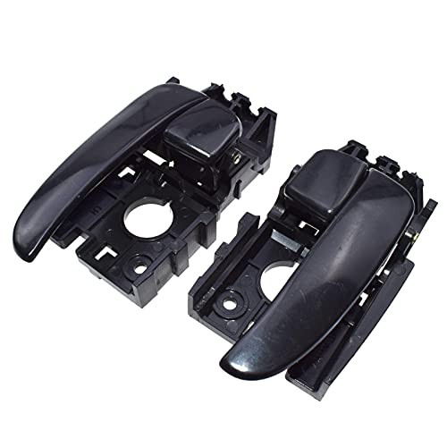 Front Left  and  Right Inner Inside Door Handles Pair For 2001-2006 Hyundai Elantra Black