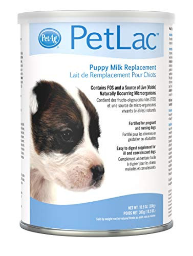 PetAg Petlac Milk Powder for Puppies - Puppy Formula Milk Replacement with Vitamins, Minerals, and Amino Acids -10.5 oz