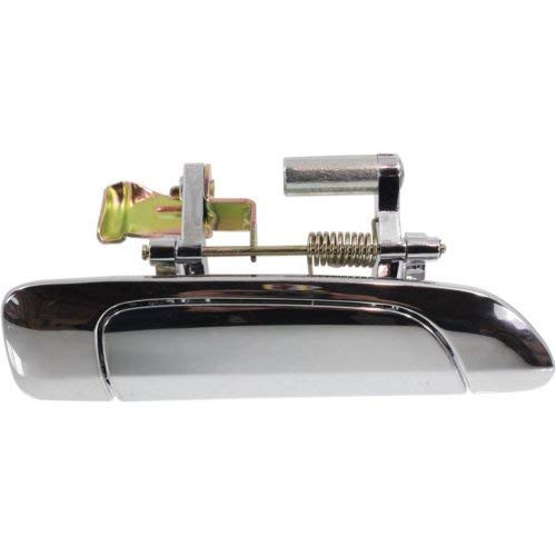 Evan-Fischer Door Handle for 2001-2005 Honda Civic DX 1.7L Rear Right Side Exterior Plastic Chrome