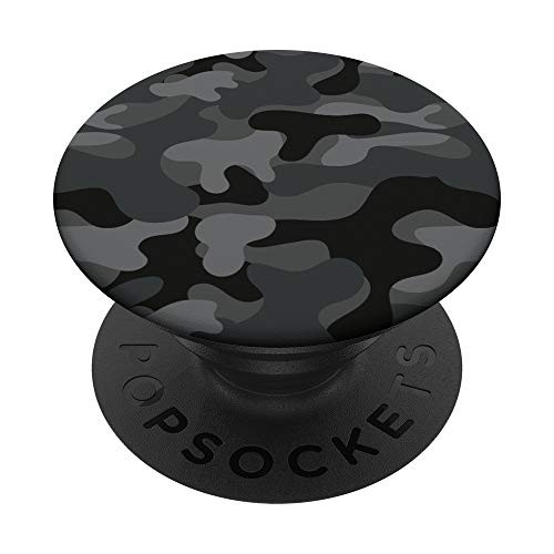 Camo - Carbon-Black Gray Camouflage Grip Socket PopSockets PopGrip: Swappable Grip for Phones and Tablets Camo - Carbon-Black Gray Camouflage Grip Socket PopSockets PopGrip: Swappable Grip for Phones and Tablets