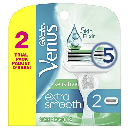 Gillette Venus Extra Smooth Sensitive Women's Razor Blades, 2 Count