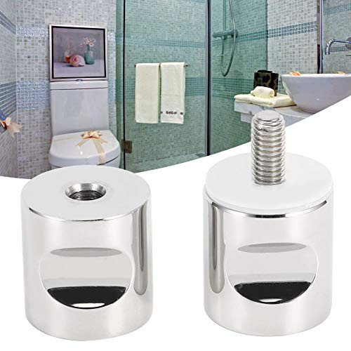 Uxsiya Door Handle 304 Stainless Steel Pull Knob Easy to Open for Glass Doors Bathroom Doors Sliding Doors