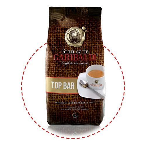 Gran Caffè Garibaldi Roasted Whole Bean Espresso Coffee 2.2 lbs Bags (Top Bar)