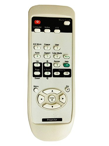 CLOB Universal Replacement Projector Remote Control for Epson Projector EB-84L