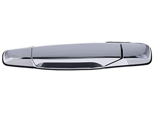 APA Replacement Rear Outer Chrome Door Handle for 2007-2014 Escalade ESV EXT Avalanche Silverado Suburban Tahoe Sierra Yukon XL Driver Left LH Side 84053448 GM1520130