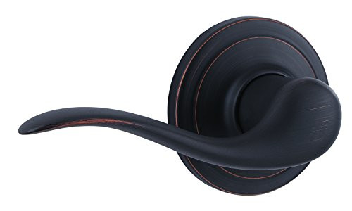 Kwikset Tustin Left-Handed Half-Dummy Lever with Microban Antimicrobial Protection in Venetian Bronze Kwikset Tustin Left-Handed Half-Dummy Lever with Microban Antimicrobial Protection in Venetian Bronze