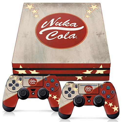 Controller Gear Officially Licensed Console Skin Bundle for PS4 Pro - Fallout - Nuka Cola