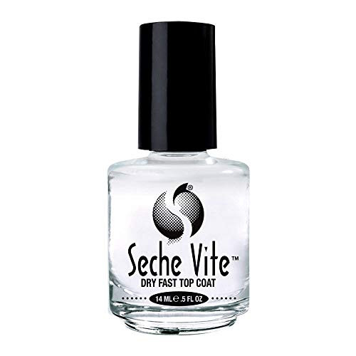 Seche Vite Dry Fast Top Nail Coat, Clear - .5 oz. oz Seche Vite Dry Fast Top Nail Coat, Clear - .5 oz. oz