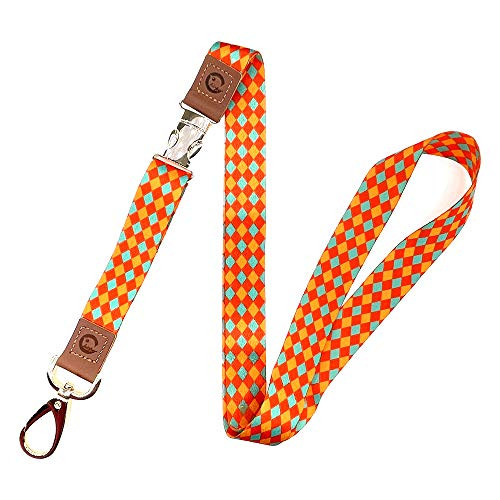 Chirper Detachable Lanyard for Neck and Wrist, Functional Fashionable Strap Key Chain Holder for ID, Wallet and Cell Phone