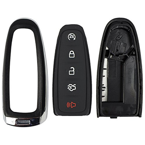 qualitykeylessplus Replacement Keyless Entry 5 Button Case and Pad for Remotes with FCC ID M3N5WY8610 or M3N5WY8609