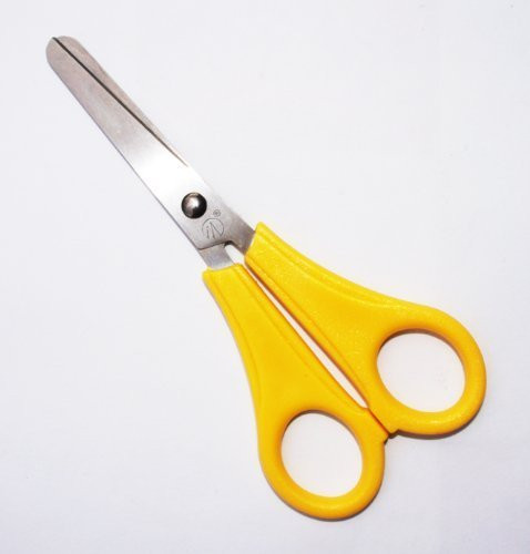 Kids- Safe, 5-Inch 13cm Blunt Tip Scissors, Colors May Vary