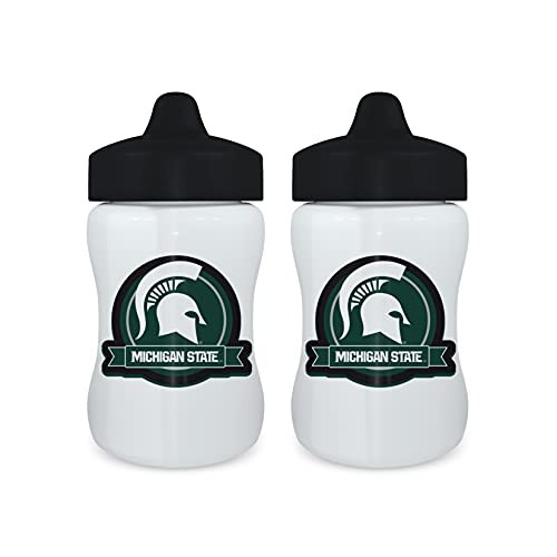 Baby Fanatic NCAA Michigan State Spartans Unisex MST222Sippy Cup -2 Pack- - Michigan State University, See Description, See Description, MST222
