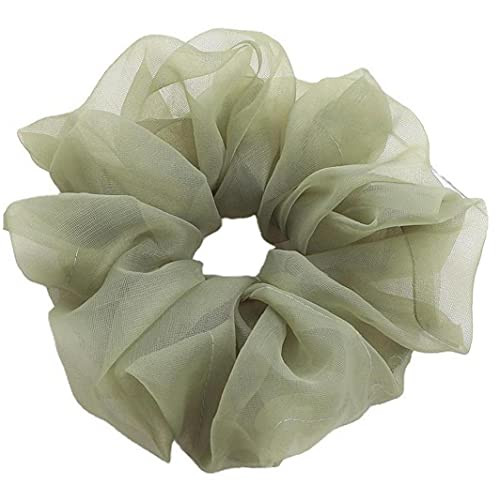 Hair Scrunchies Ties Organza for Women Elastic Hair Bands Girls Headwear Ponytail Holder Hair Accessories