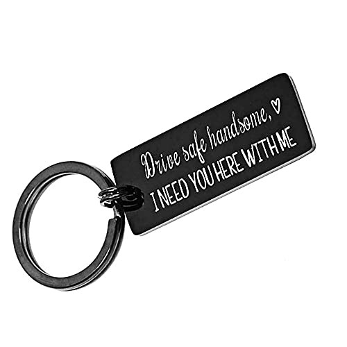 Drive Safe Keychain I Need You Here With Me Gifts for Husband Boyfriend Dad Valentines Day Birthday Gifts Drive Safe Keychain I Need You Here With Me Gifts for Husband Boyfriend Dad Valentines Day Birthday Gifts