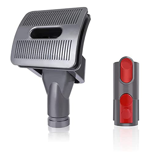 TPDL Groom Tool Attachment Compatible with Dyson V11 V10 V8 V7 V6 Vacuum Cleaner with Quick Release Converter Adapter,Dog Pet Grooming Brush