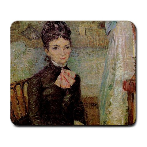 Woman Sitting by a Cradle By Vincent Van Gogh Mouse Pad