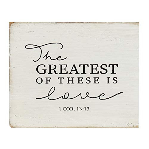 Dicksons Greatest of These is Love Black 3 x 4 MDF Decorative Tabletop Plaque Sign Dicksons Greatest of These is Love Black 3 x 4 MDF Decorative Tabletop Plaque Sign