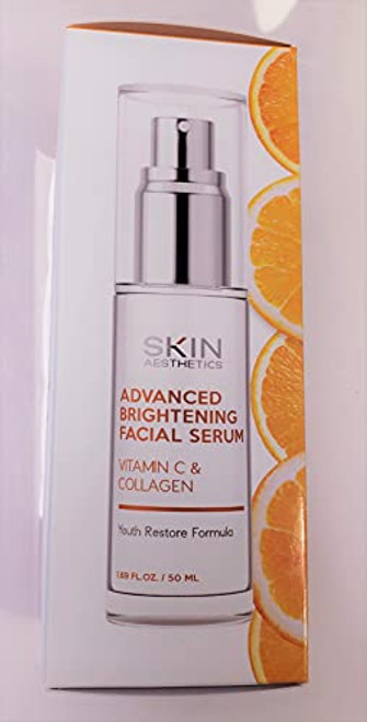 Advanced Brightening Facial Serum with Vitamin C and Collagen