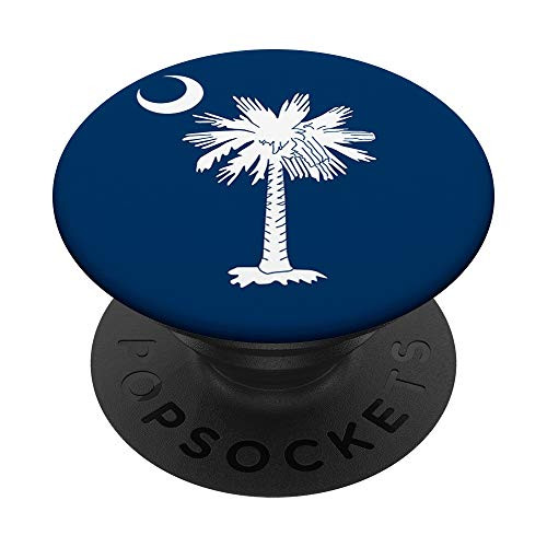 South Carolina Flag SC Souvenir Gift PopSockets PopGrip: Swappable Grip for Phones  and  Tablets