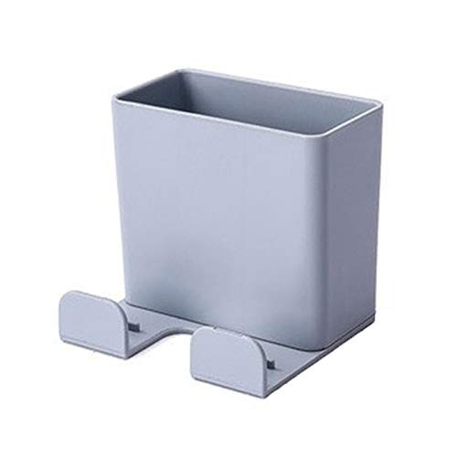 Mini Household Wall-Mounted Multifunctional Storage Box, Self-Adhesive Mobile Phone Charging Stand Holder, Remote Control Storage Rack, for Home Office