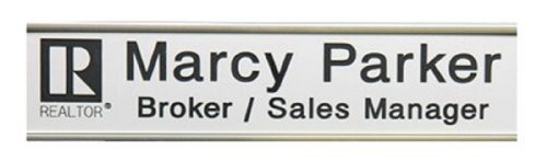 Name Plate Custom Name Plate Desk Name Plate Office Name Plate Name Tag 2 x 8 Custom Personalized Name Plate Engraved Name Plate Style-N6