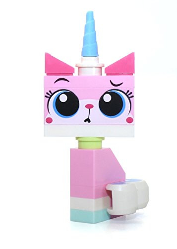 LEGO The Movie - Sitting Unikitty Minifigure with 2 Facial Expressions (Curious/Teary) from Set 70818