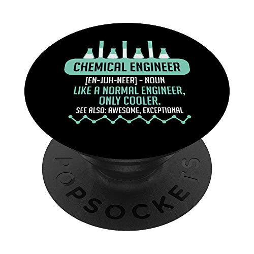 Chemical engineering gift for Chemical Engineer PopSockets PopGrip: Swappable Grip for Phones  and  Tablets