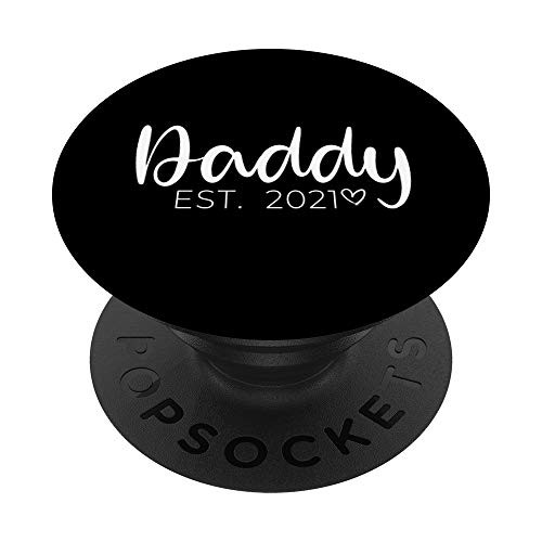 Daddy 2021 Soon to be Dad Father's Day Gift Daddy Est 2021 PopSockets PopGrip: Swappable Grip for Phones and Tablets Daddy 2021 Soon to be Dad Father's Day Gift Daddy Est 2021 PopSockets PopGrip: Swappable Grip for Phones and Tablets