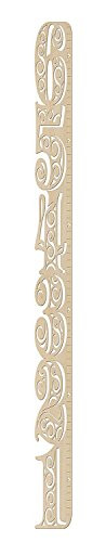 DIY Wooden Swirls Growth Chart