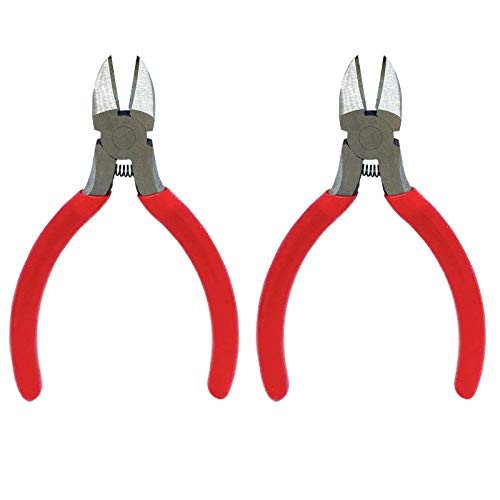 2-Pack 4.5" Side Cutter Diagonal Wire Cutting Pliers Diagonal Wire Cutter Side Cutting Pliers