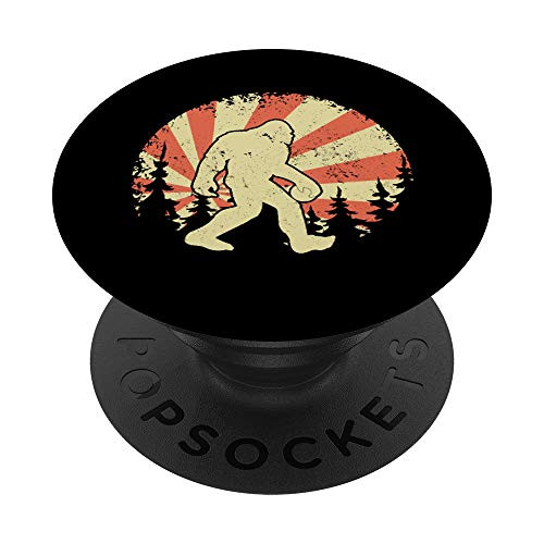 Funny Disc Golf Gift Bigfoot Disc Golf Frisbee Player PopSockets Grip and Stand for Phones and Tablets