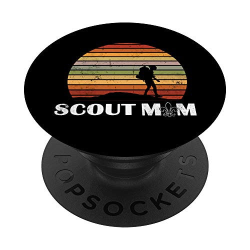 Vintage Scout Leader Scout Mom PopSockets PopGrip: Swappable Grip for Phones  and  Tablets