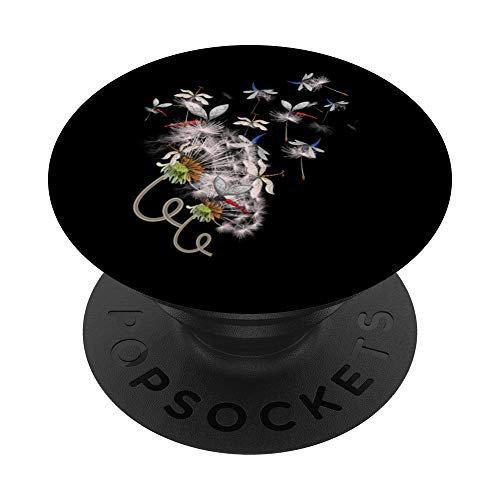 Wild Nature Insect Animal Lover Gift Dandelion Dragonfly PopSockets Grip and Stand for Phones and Tablets Wild Nature Insect Animal Lover Gift Dandelion Dragonfly PopSockets Grip and Stand for Phones and Tablets