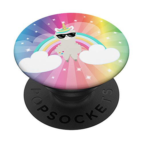 Cool Llamacorn Rainbow Sunglasses PopSockets PopGrip: Swappable Grip for Phones and Tablets Cool Llamacorn Rainbow Sunglasses PopSockets PopGrip: Swappable Grip for Phones and Tablets