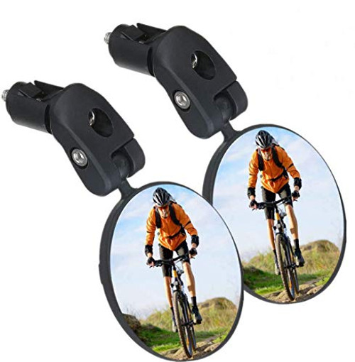 2pcs Bicycle Cycling Rear View Mirrors, Bike Mirror, Safe Rearview Mirror, Adjustable Handlebar Mounted Plastic Convex Mirror for Mountain Road Bike Bicycle 2pcs Bicycle Cycling Rear View Mirrors, Bike Mirror, Safe Rearview Mirror, Adjustable Handlebar Mounted Plastic Convex Mirror for Mountain Road Bike Bicycle