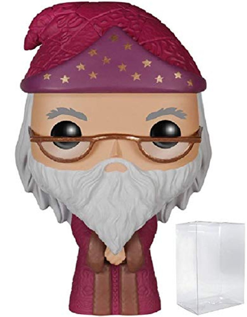 Funko Pop! Movies: Harry Potter - Albus Dumbledore #04 Vinyl Figure (Bundled with Pop Box Protector Case)