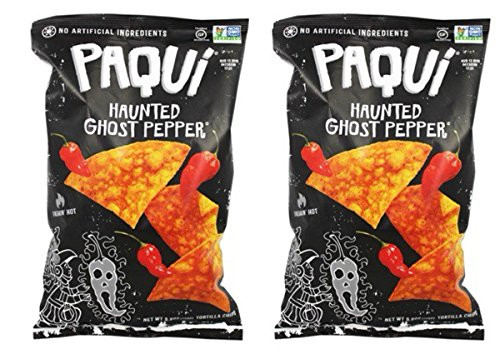 Paqui Tortilla Chips, Haunted Ghost Pepper, 5.5 Ounce -haunted Ghost Pepper, 2 Pack-