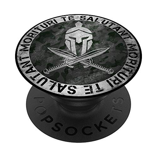 Vintage Roman Gladiator Helmet Warrior Arena Gym Gift PopSockets PopGrip: Swappable Grip for Phones  and  Tablets