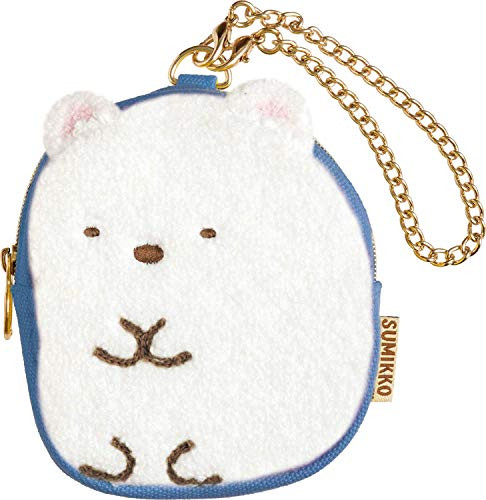 SanX Sumikko Gurashi (White Bear) Die Cut Chain Pouch CU63801