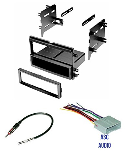 ASC Audio Car Stereo Radio Install Dash Kit, Wire Harness, and Antenna Adapter to Install a Single Din Radio for Some Ford Lincoln Mercury Vehicles- See Compatible Vehicles and Years Below ASC Audio Car Stereo Radio Install Dash Kit, Wire Harness, and Antenna Adapter to Install a Single Din Radio for Some Ford Lincoln Mercury Vehicles- See Compatible Vehicles and Years Below