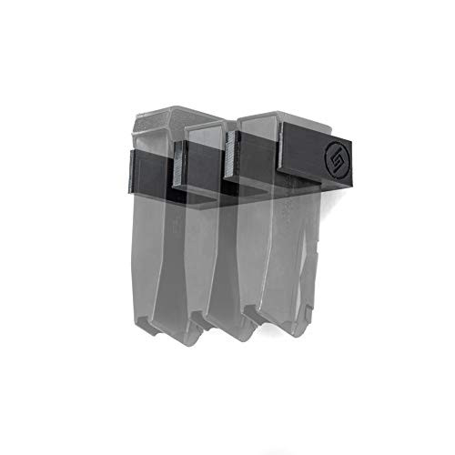 Spartan Mount for Sig P365 Magazine | Pistol Mag Wall Display Storage Organization System | Unique Low Profile Design | Gun Safe Wall Garage | Gun Room Mounting Solution