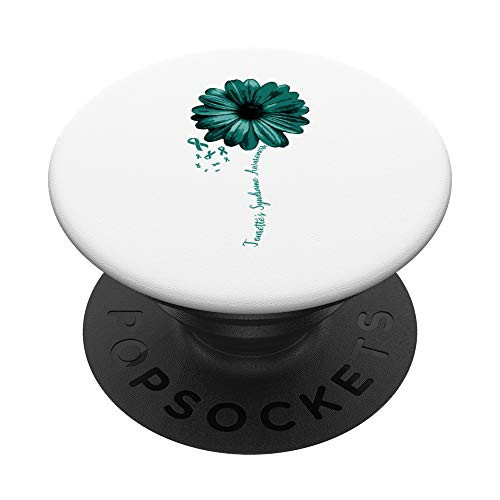 Tourettes Syndrome Awareness Family Survivor Pretty Gift PopSockets PopGrip: Swappable Grip for Phones  and  Tablets