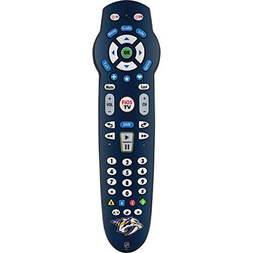 Skinit Decal Skin for Fios 2-Device Remote Control -P265- - Officially Licensed NHL Nashville Predators Distressed Design