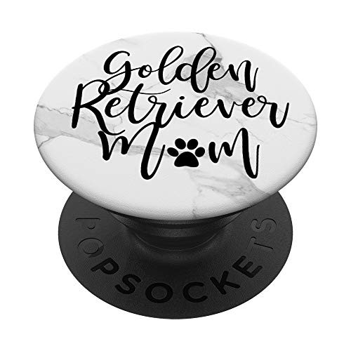 Golden Retriever Mom, Golden Retriever Lover gift PopSockets PopGrip: Swappable Grip for Phones  and  Tablets
