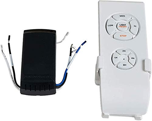 Universal Ceiling Fan Remote Controls,Ceiling Fan Remote Control Kit, 3-in-1 Ceiling Fan Light Timing  and  Speed Remote