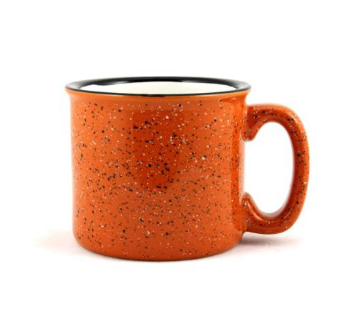Marble Creek Ceramic Campfire Mug, 15oz -Burnt Orange-