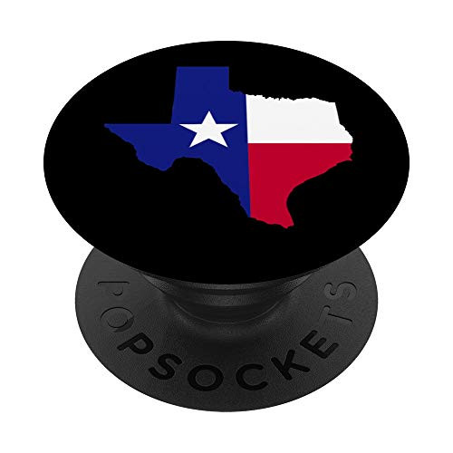 Texas map with flag PopSockets PopGrip: Swappable Grip for Phones  and  Tablets
